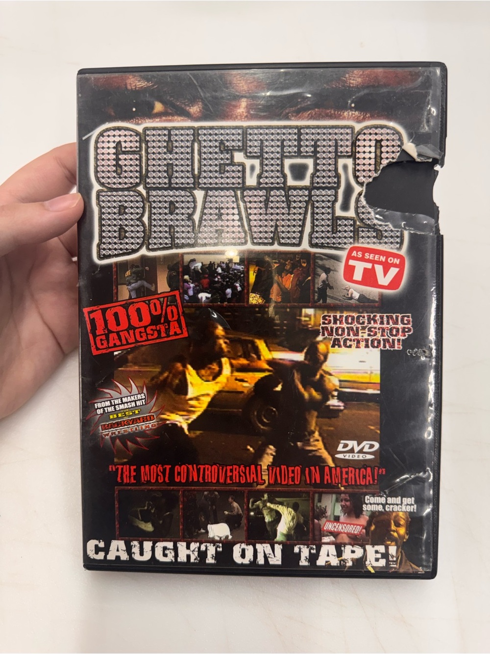 Ghetto Brawls World's Wildest Street Fights Caught On Tape DVD Rare Tested